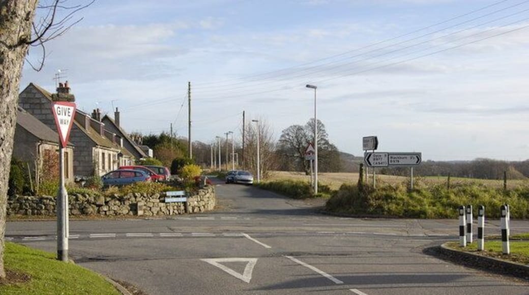 Junction of the B977 and B979 roads