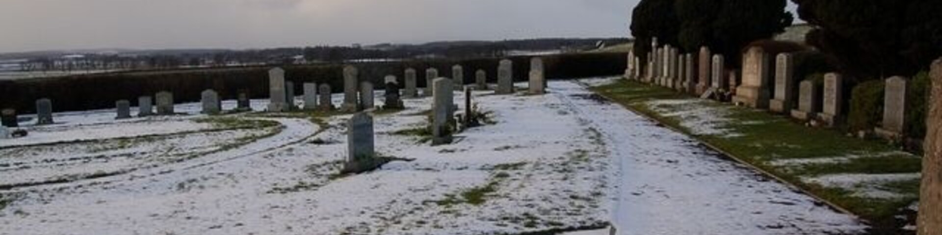 St Giles Cemetery The current, and newer, cemetery serving Hatton of Fintray.