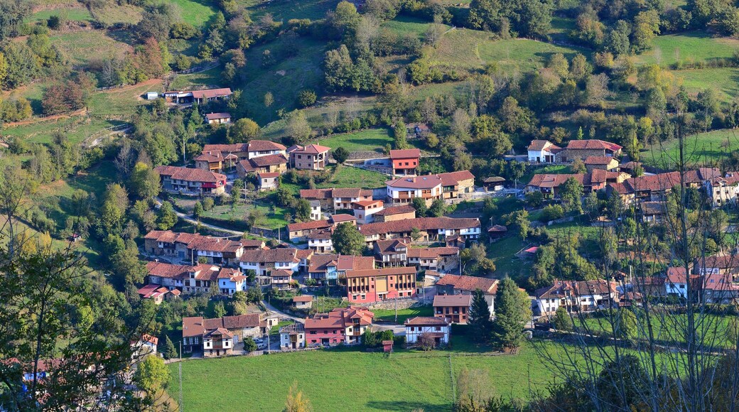 The village of Orle in Asturias.