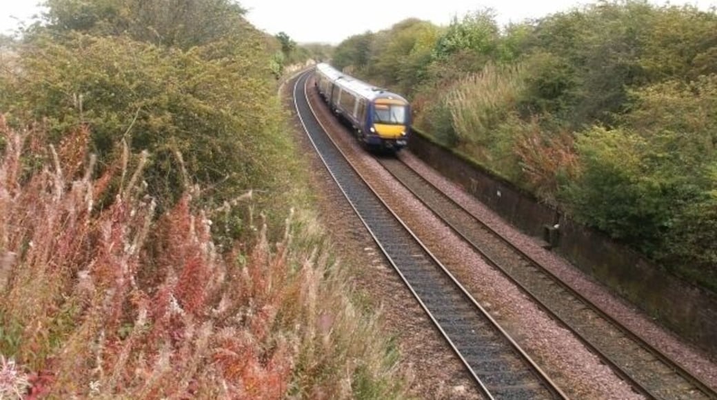 Clayton cutting. This small 600mt cutting lies between Cupar and Leuchars on the Kings Cross Aberdeen Line.