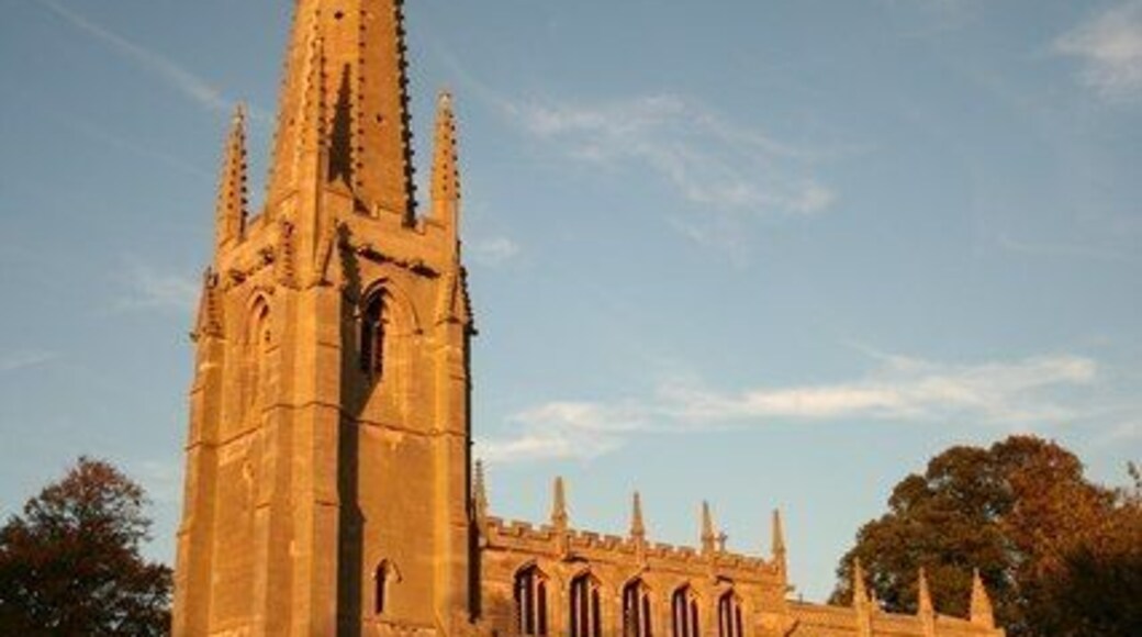 St.Helen's church, Brant Broughton A golden glow to St.Helen's church in the late afternoon Autumn sunshine