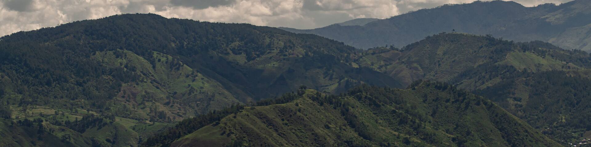 Landscape Cordillera Central, Dominican Republic