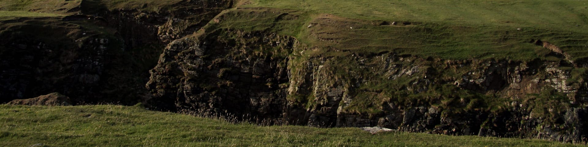 Dún Éistean Late Medieval Fort near the village Port of Ness, Lewis Island, Outer Hebrids, Scotland