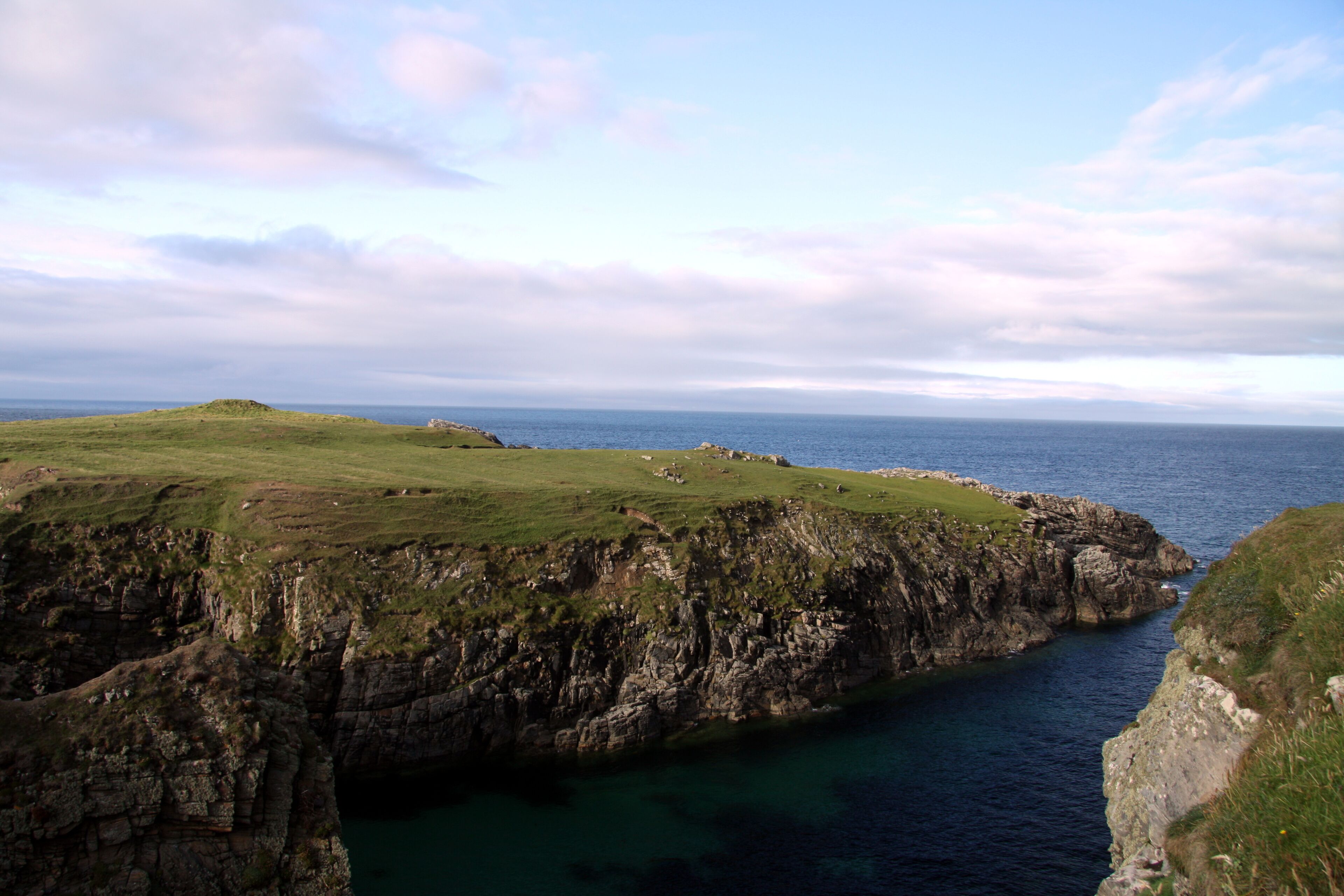 Dún Éistean Late Medieval Fort near the village Port of Ness, Lewis Island, Outer Hebrids, Scotland