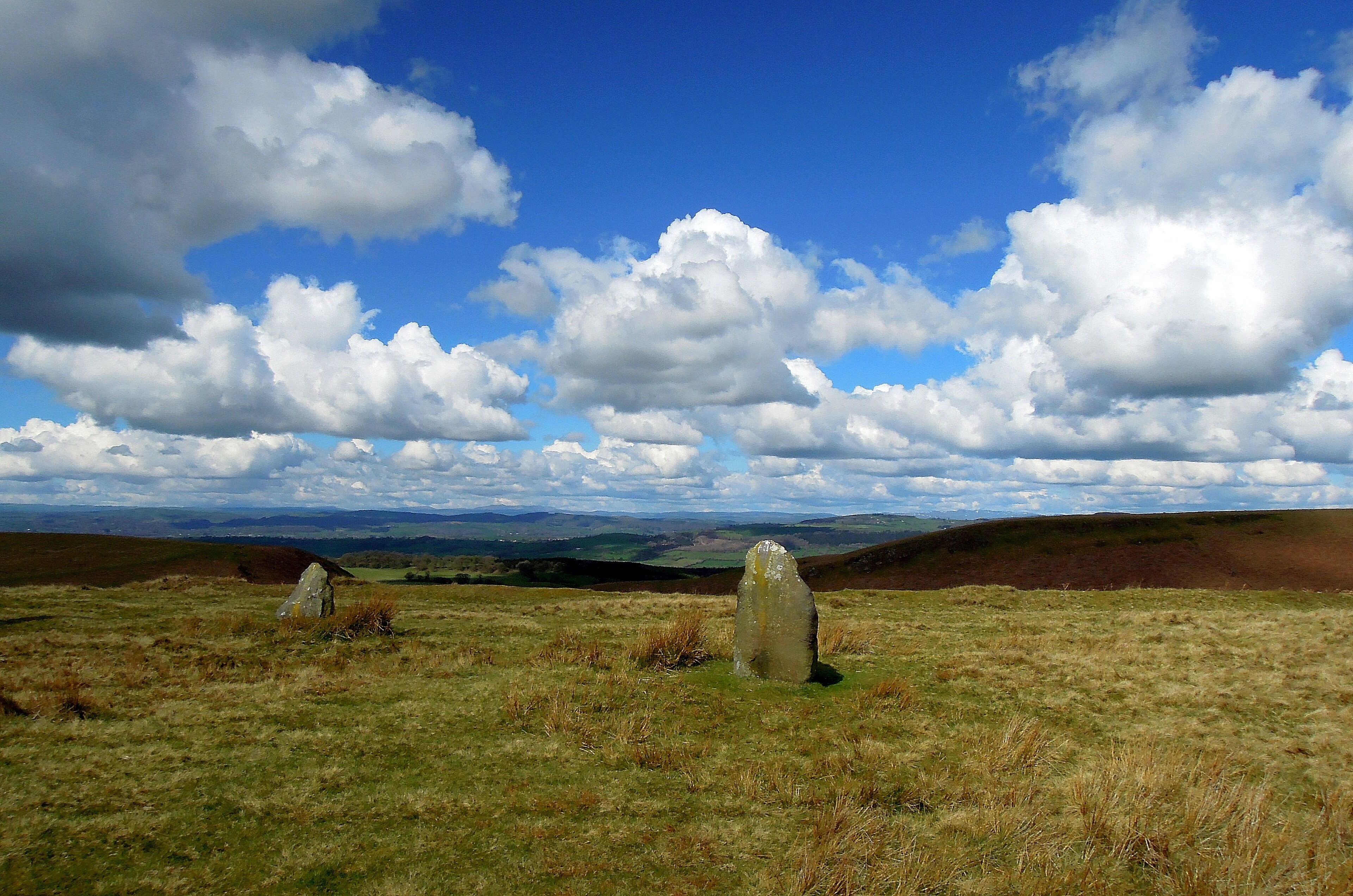 Mitchell's Fold Stone Circle Shropshire / Powys Borders April 2012