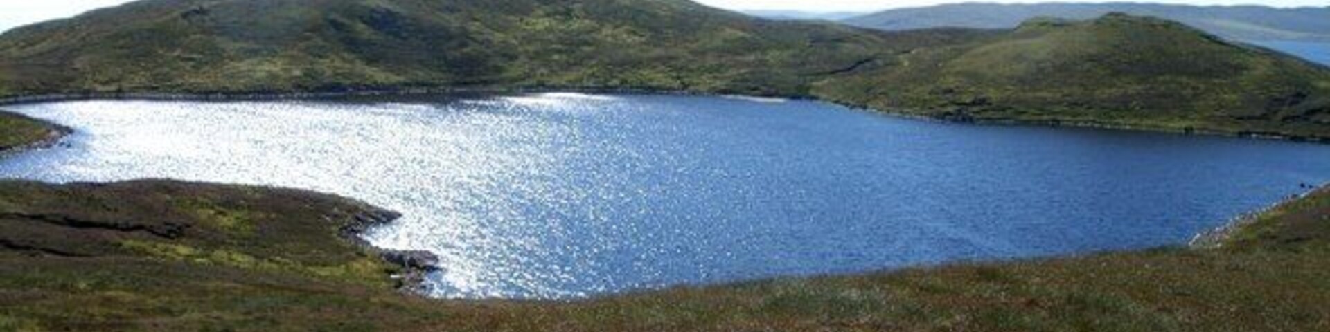 Brei Water Bonidale Brei Water, Bonidale, Lunnasting, remote hill loch.