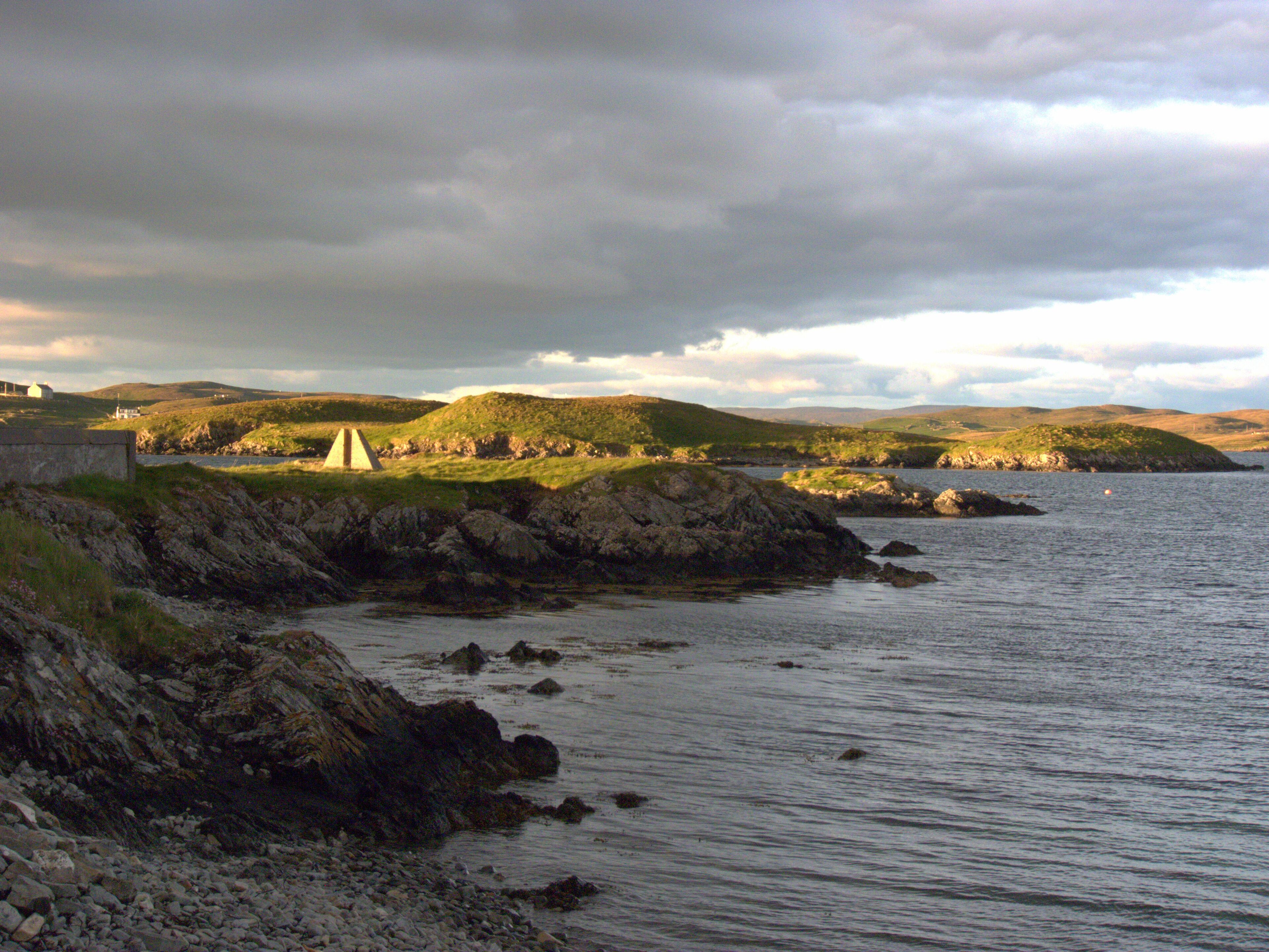 Taken near Burrastow House on the West Mainland of the Shetlands in the late evening sunshine at around 9.45pm