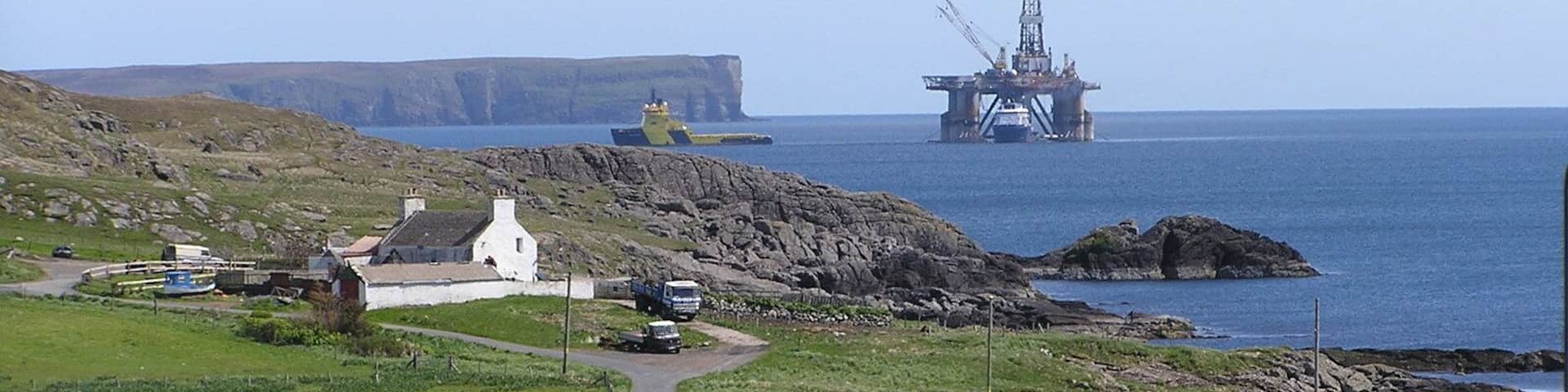 Easter Quarff, near to Easter Quarff, Shetland Islands, Great Britain.