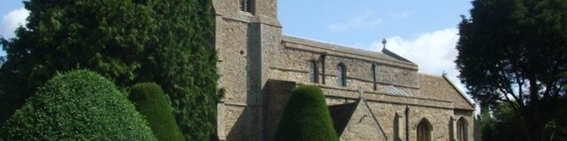 Great Paxton church from the South West