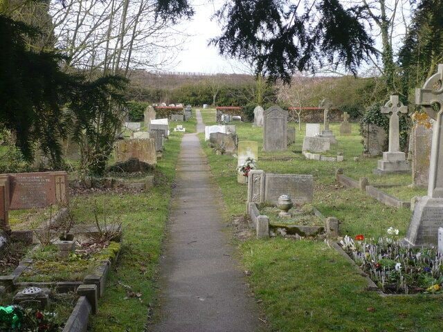Cemetery, Lynsted village
