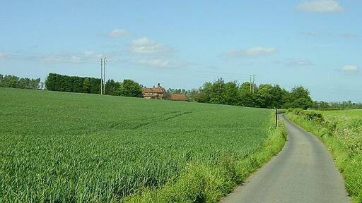 Ludgate in context. Looking north east along Ludgate Road.