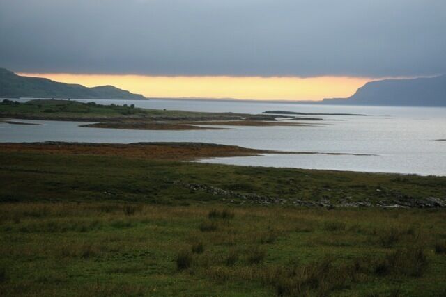 Loch Tuath and Leggan Bay Near Ulva Ferry, round the corner from the school.