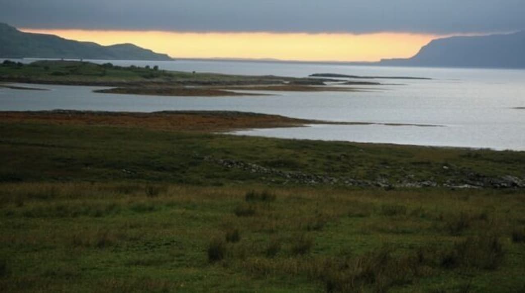Loch Tuath and Leggan Bay Near Ulva Ferry, round the corner from the school.