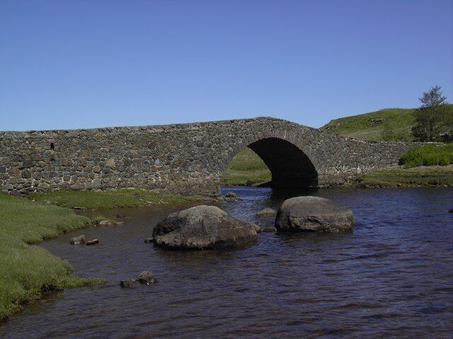 Lochdon old Bridge An old bridge near Lochdon which takes the road out to Grass Point.