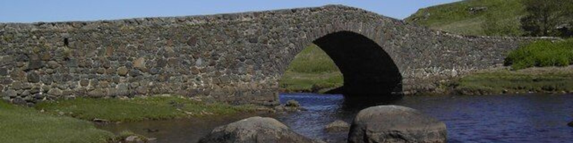 Lochdon old Bridge An old bridge near Lochdon which takes the road out to Grass Point.