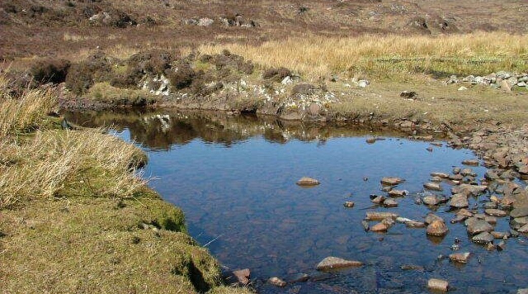Allt Lon Bhuidhe Before it enters Loch Eishort at Heaste