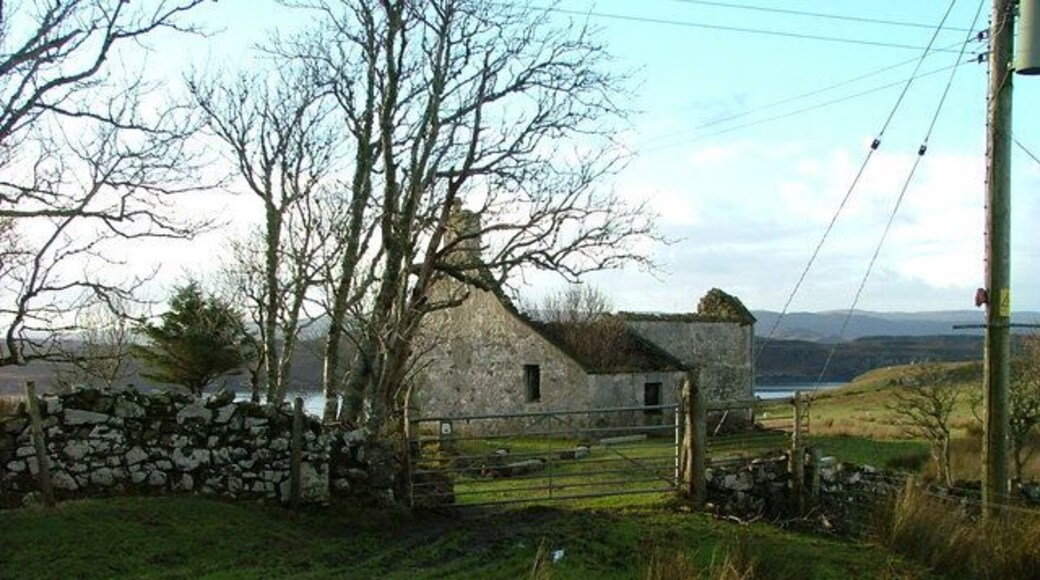 Ruined Crofthouse at Kingsburgh At the Kingsburgh road end.