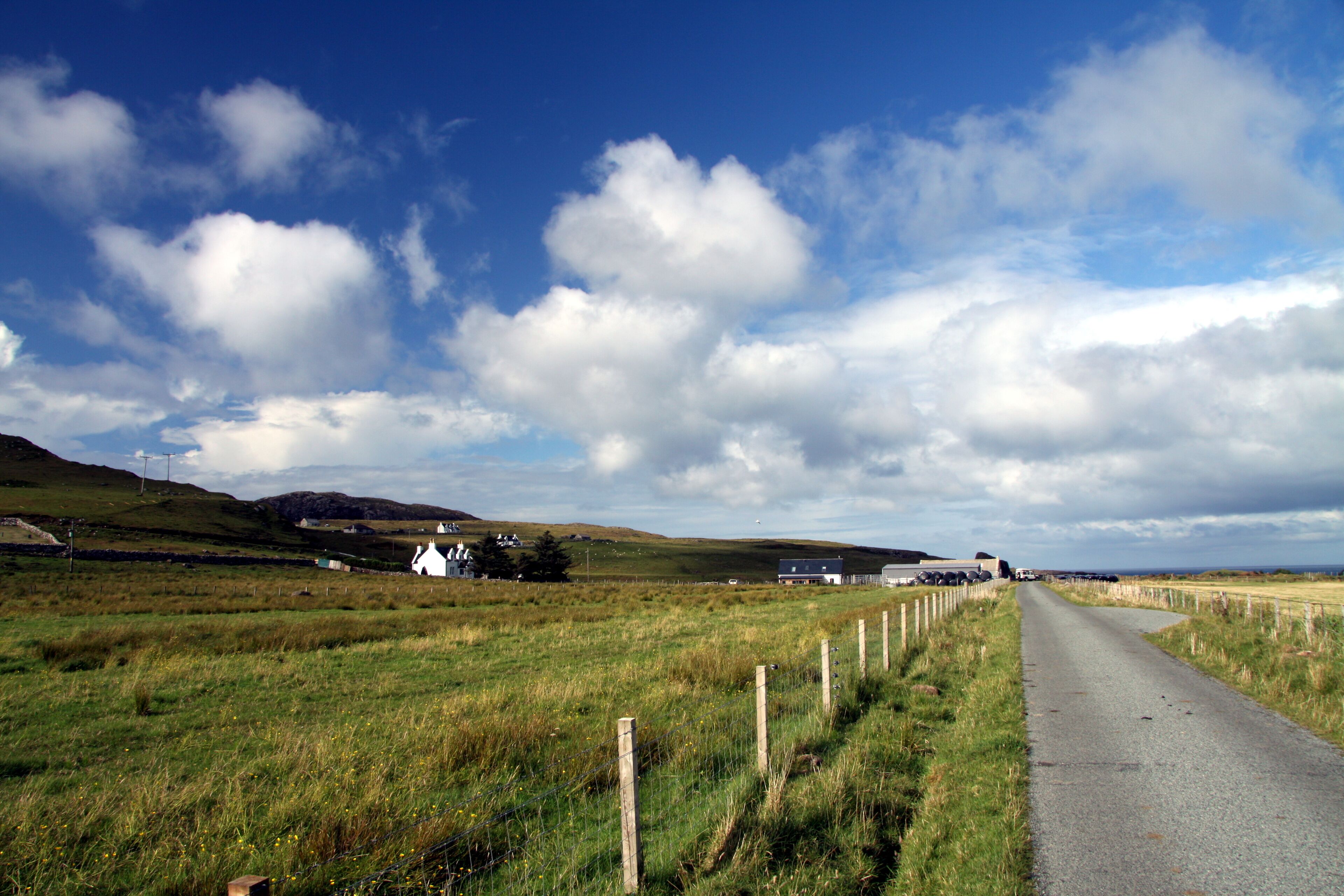 Part of Balmacqueen village during Skye trail, Isles of Skye, Inner Hebrids, Scotland