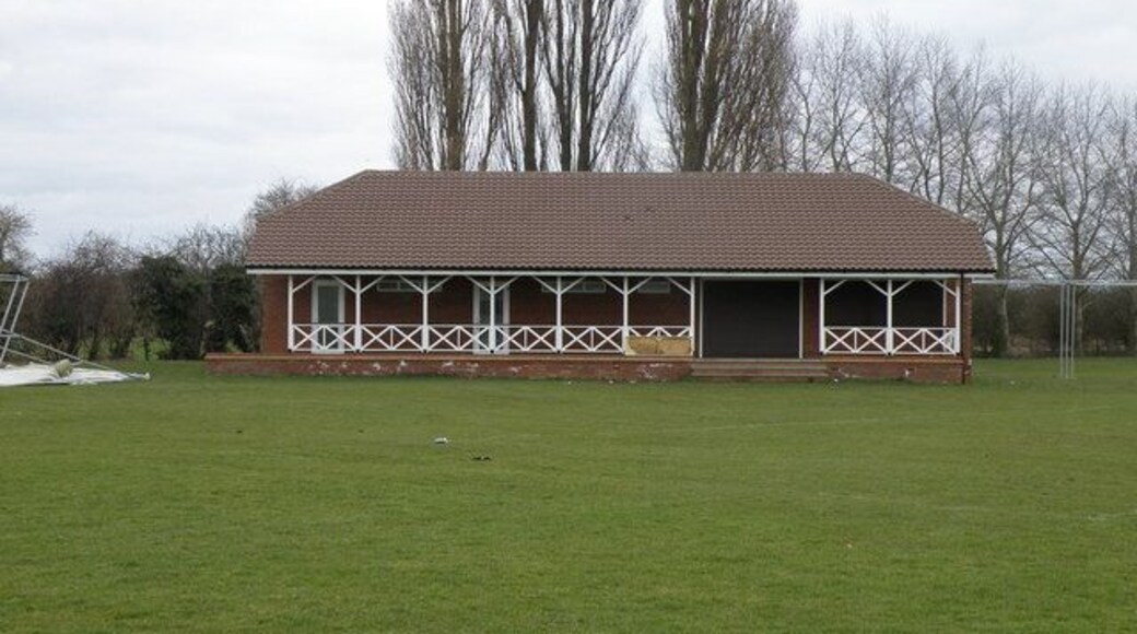 Cricket pavilion at Olney One of the structures on the multi use Olney recreation field.