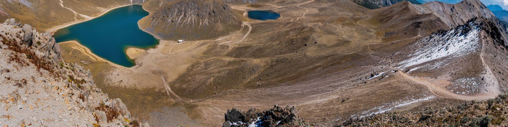 amazing landscape in nevado de toluca.