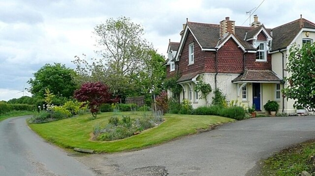 Near Poundgreen A house on Kybes Lane, north of Poundgreen. This is National Cycle Network Route 23 from Basingstoke to Reading.