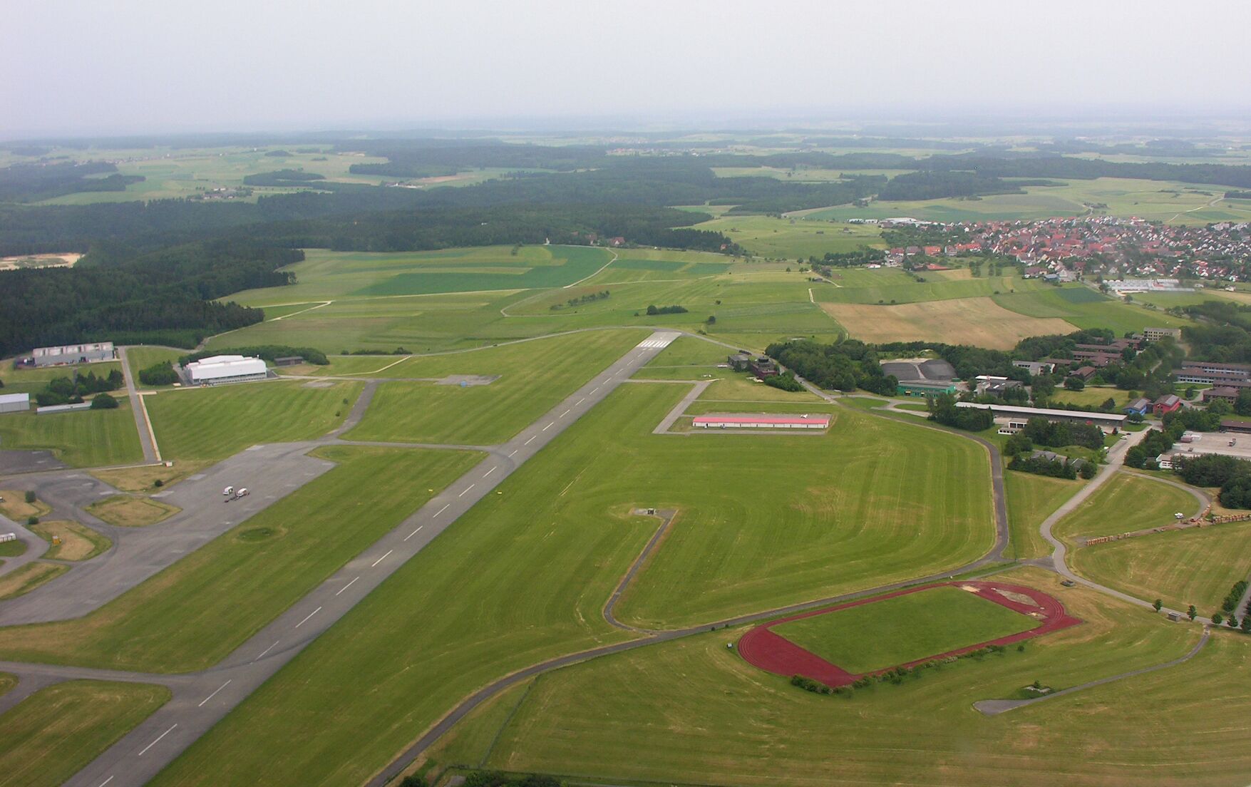 Germany, Baden-Württemberg, Neuhausen ob Eck airfield