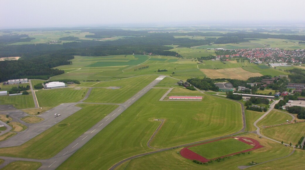 Germany, Baden-Württemberg, Neuhausen ob Eck airfield