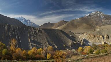 Trekking in the Upper Mustang.
November.