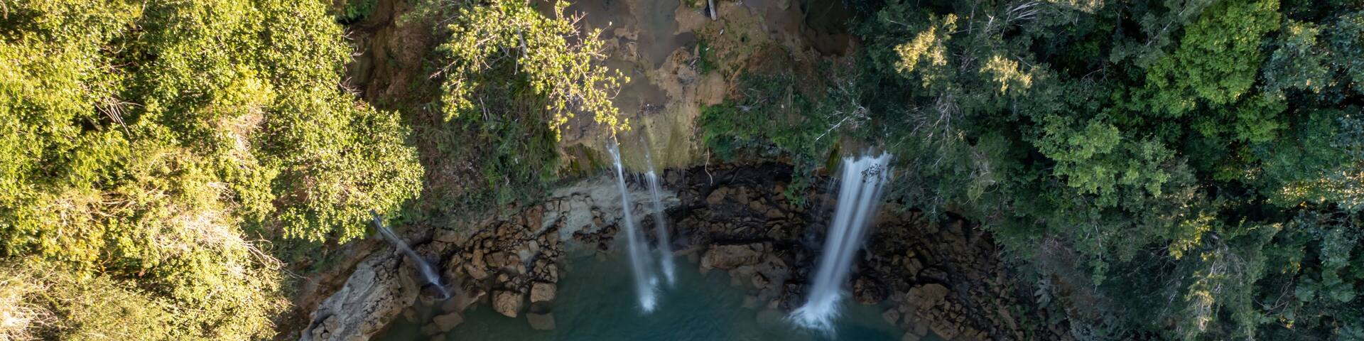 Cascada Salto Alto en Monte Plata, Republica Dominicana