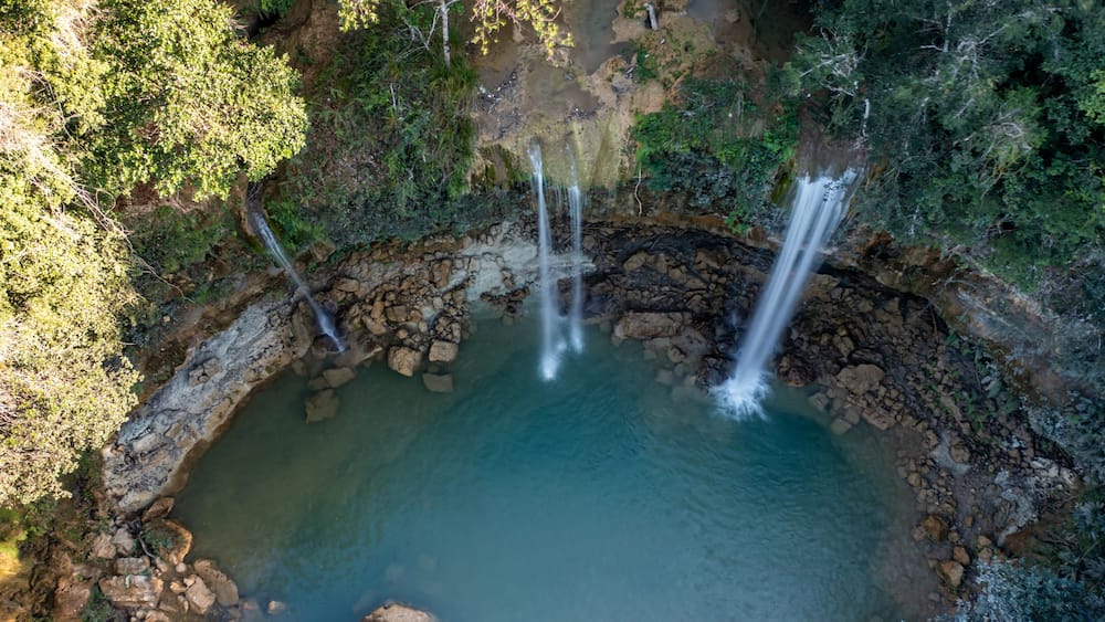 Cascada Salto Alto en Monte Plata, Republica Dominicana
