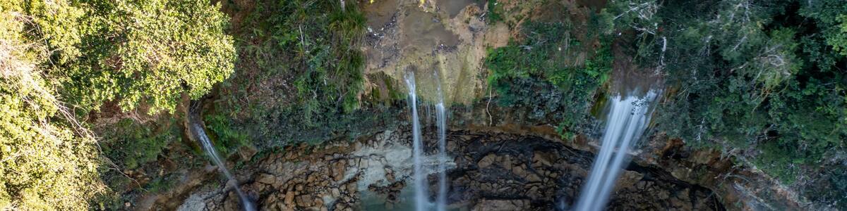 Cascada Salto Alto en Monte Plata, Republica Dominicana