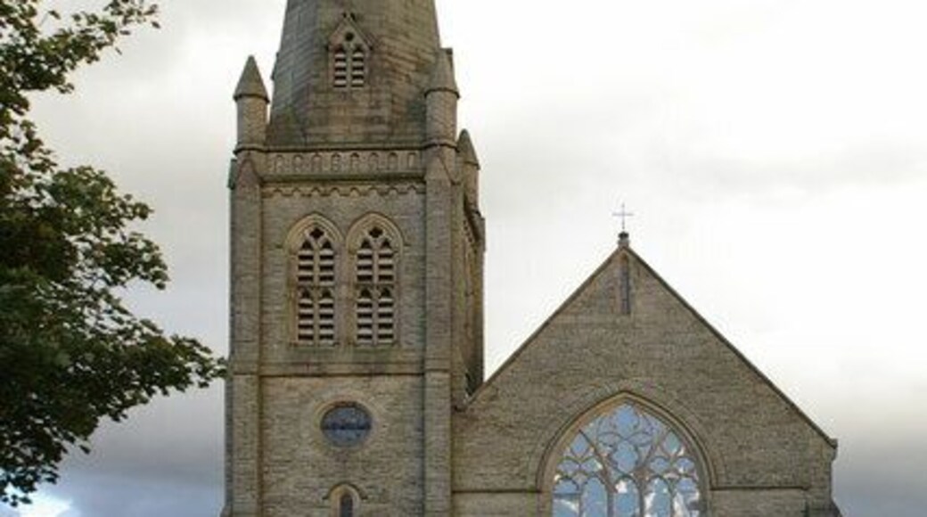 St Paul's parish church, Church Street, Royton, Greater Manchester, seen from the west