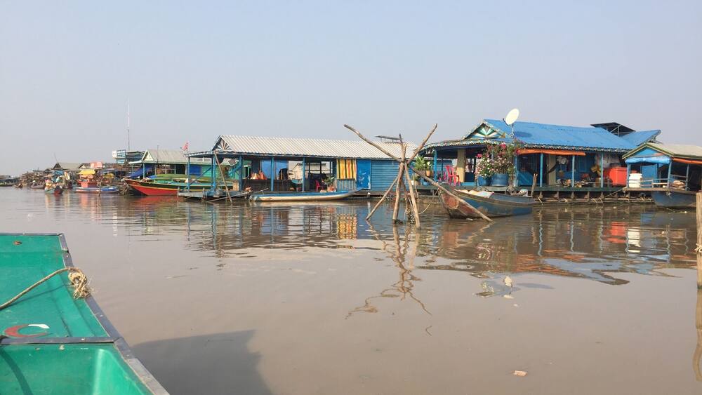Kampong Luong community in Tonle Sap lake