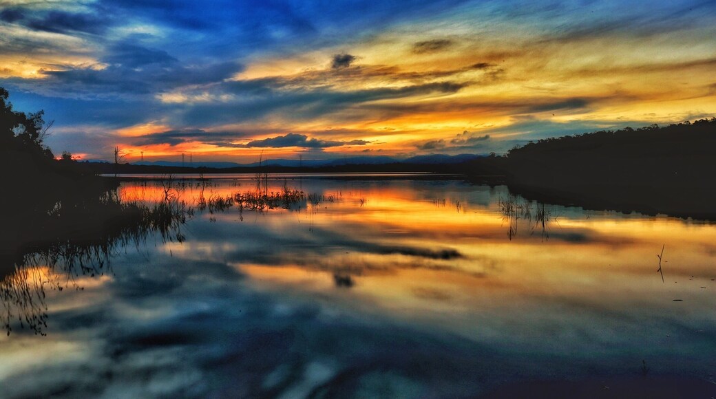 Sunset at Lake Samsonvale on the outskirts of Brisbane where you can kayak, birdwatch or just watch the clouds go by. A hike around the perimeter and you will be wanting more. #goldenhour