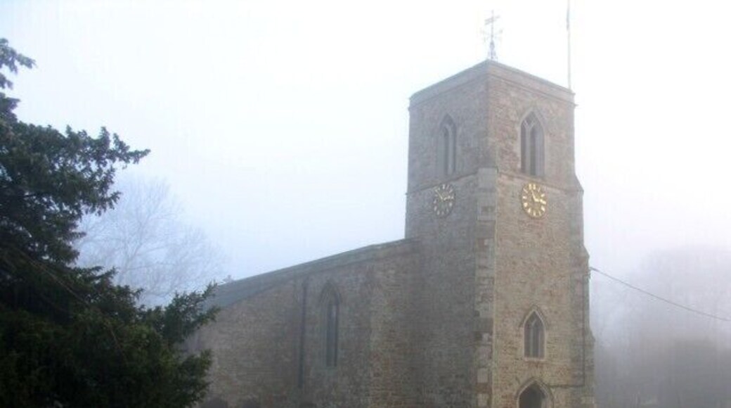 St Helen Sibbertoft The Jurassic Way passes the church along the footpath.