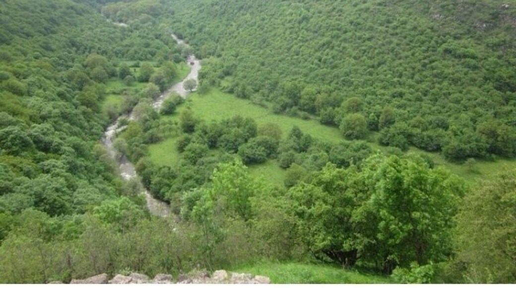 View from Patara Dmanisi, Georgia. It is close to the border with Armenia.