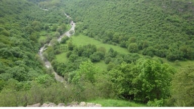 View from Patara Dmanisi, Georgia. It is close to the border with Armenia.