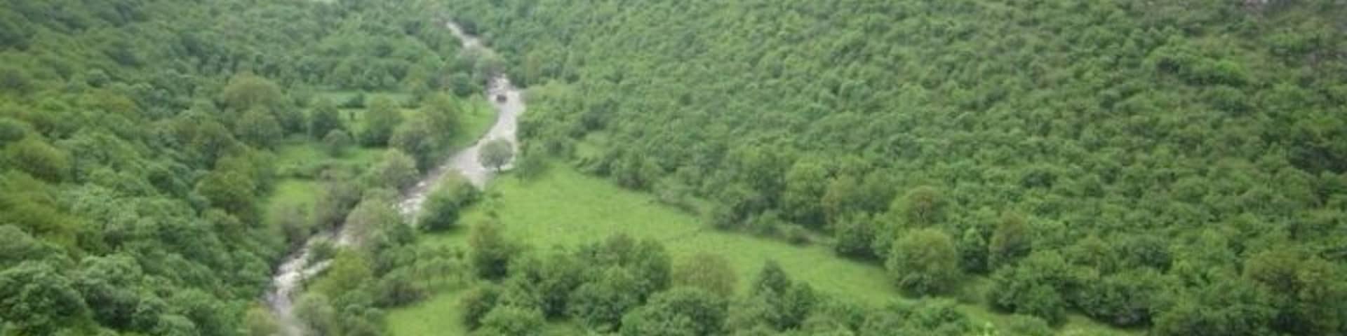 View from Patara Dmanisi, Georgia. It is close to the border with Armenia.
