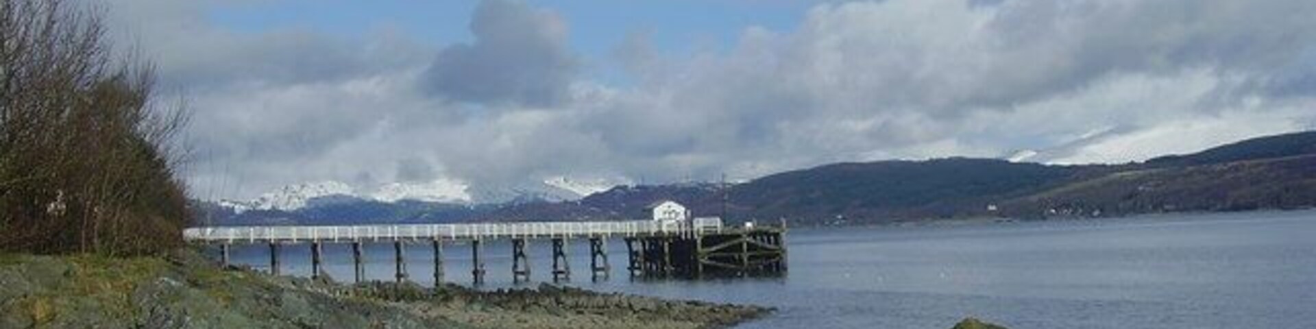 Blairmore Pier Recently refurbished pier on the River Clyde