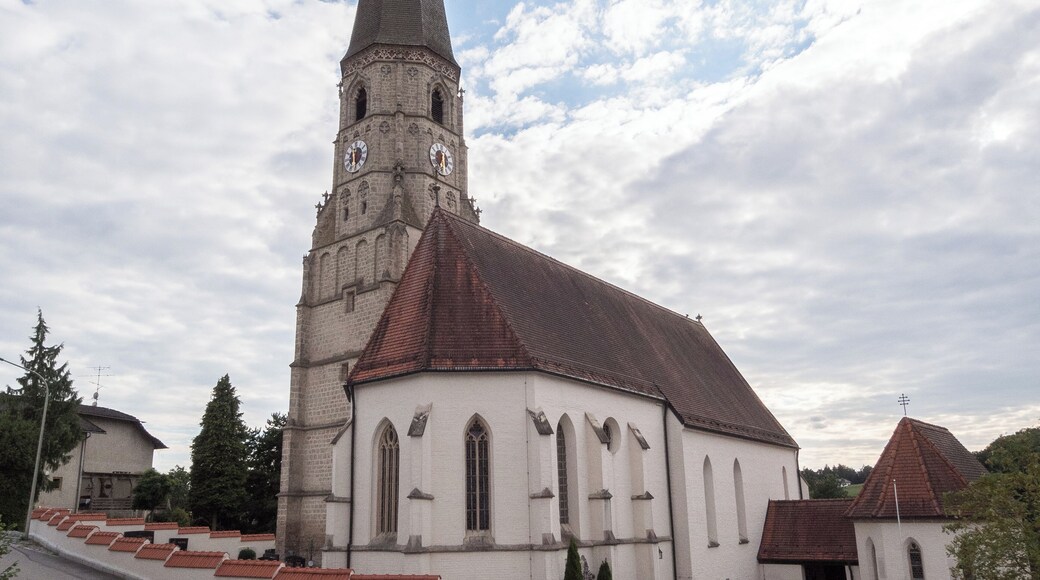 Pilgrimage church Saint Alban in Taubenbach, east view