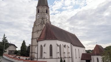 Pilgrimage church Saint Alban in Taubenbach, east view