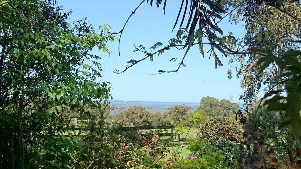 Great garden and fantastic view over the Gippsland Lakes