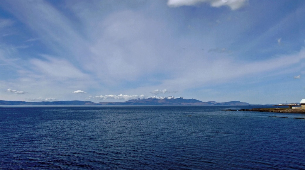Arran with cloud cover