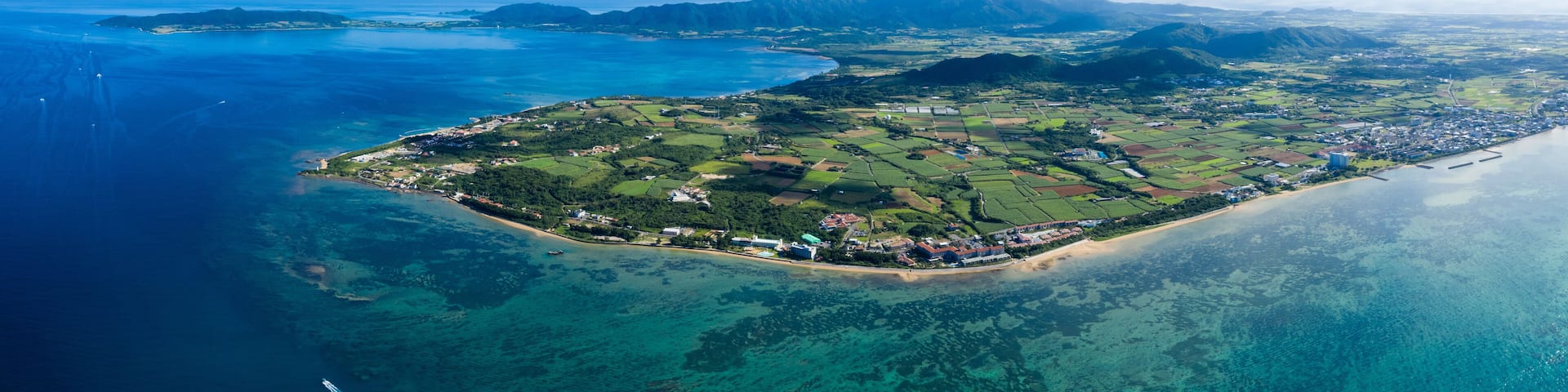 Fly over ishigaki island