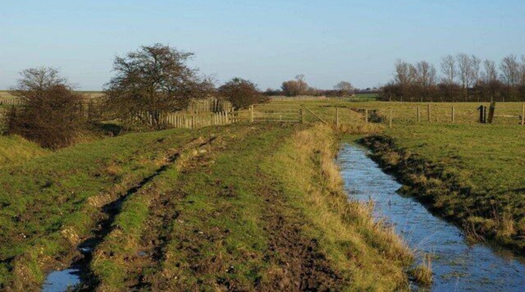 Allhallows Footpath This is the footpath from Swigshole to Allhallows the 3m spot height is a few metres beyond the gate.