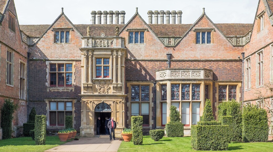 Main house front at Charlecote Park, Warwickshire