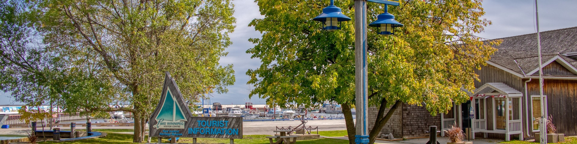 Gimli is a popular Tourist Destination on the West shore of Lake Winnipeg in Manitoba
