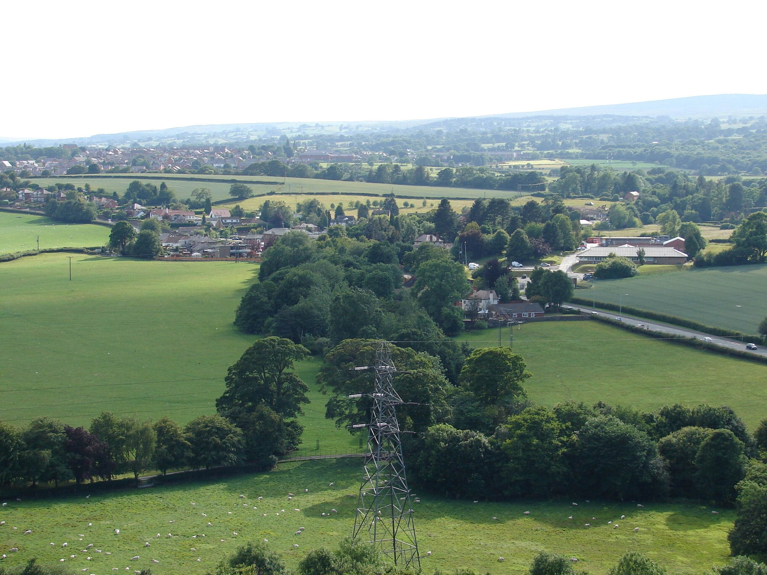 Pentre Bychan from Bersham Tip