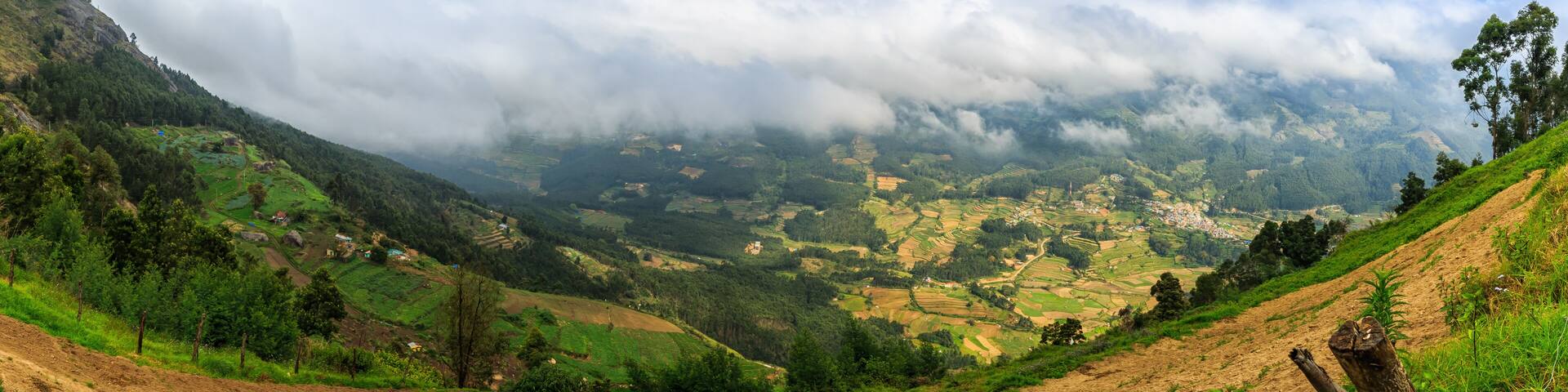 Beautiful view of Vattavada, Munnar, Kerala, India
