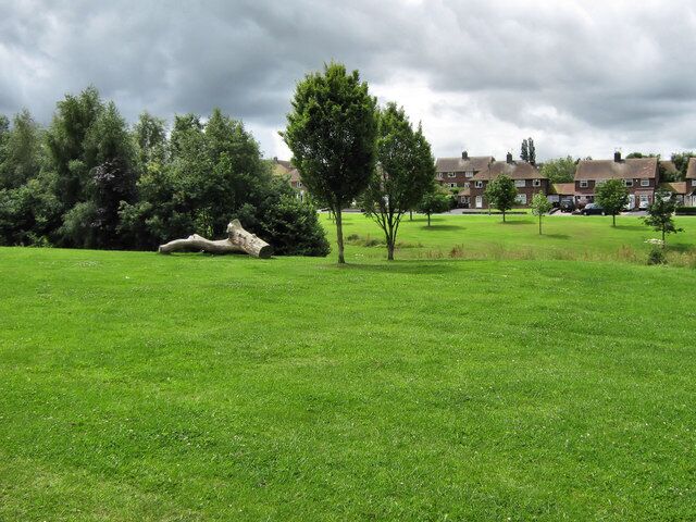 Looking across Biddulph Valley. Biddulph Valley is maintained as part public park and part wildlife area (see also 1376827).